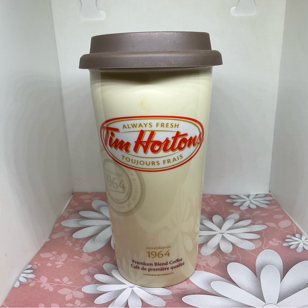 Tim Horton’s tall mug.